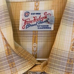 True Religion Snap button plad shirt